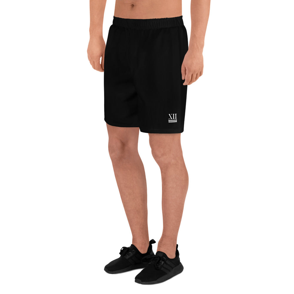 12:2 Logo Branded - Athletic Shorts in Black