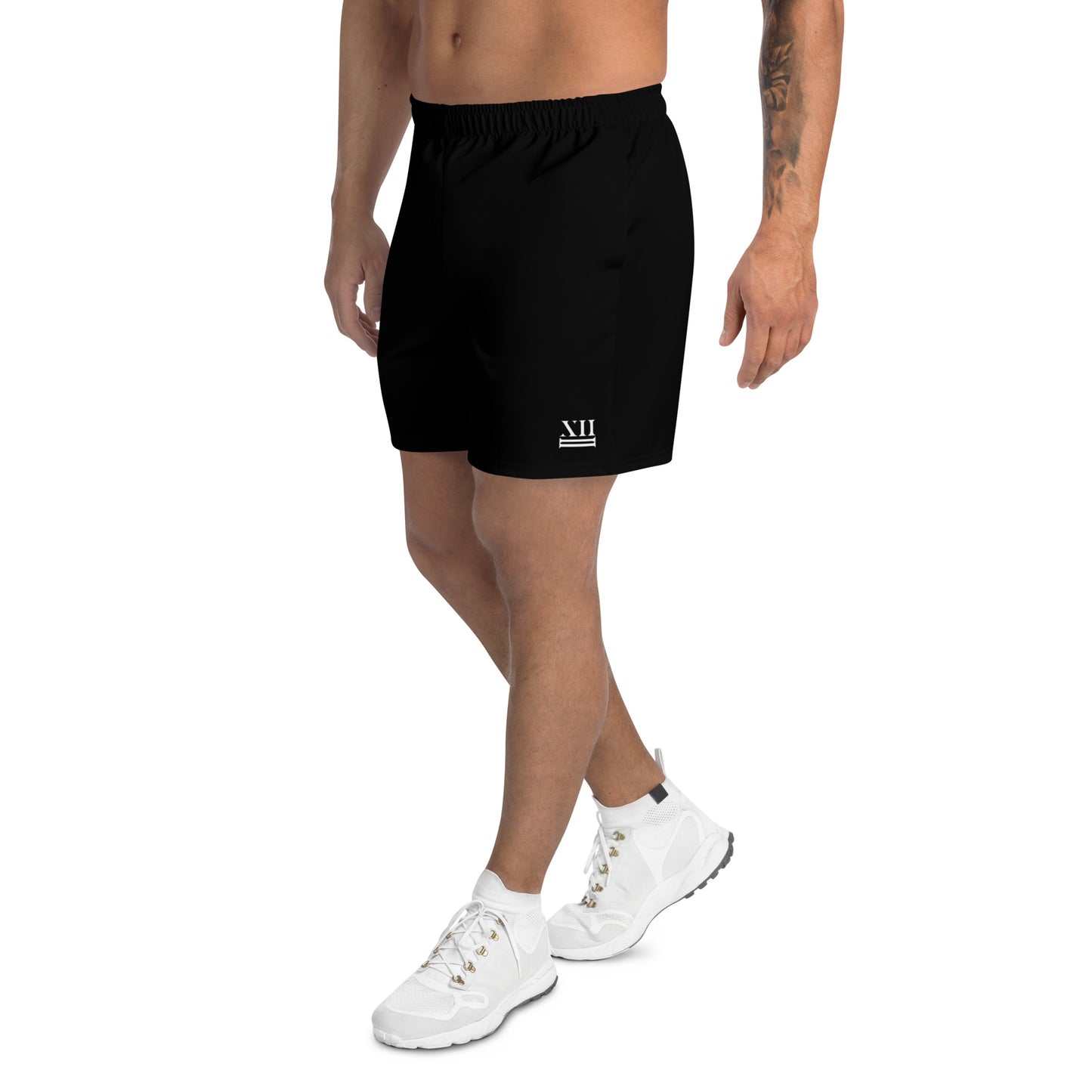 12:2 Logo Branded - Athletic Shorts in Black