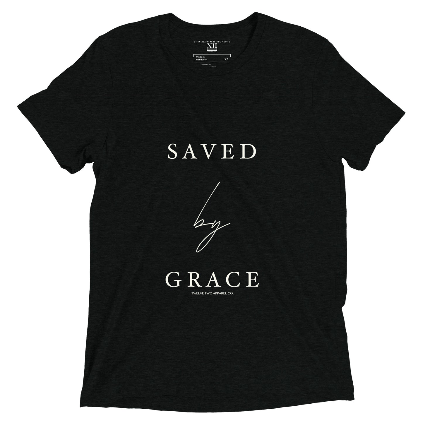 Saved by Grace - Unisex Fitted T