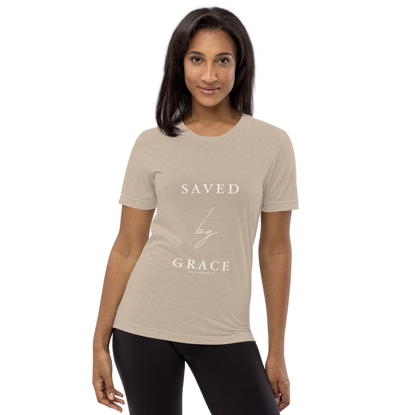 Saved by Grace - Unisex Fitted T