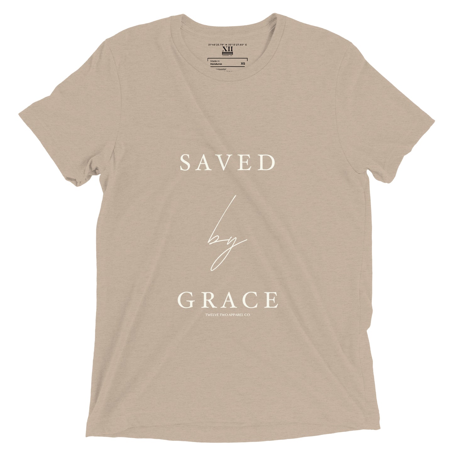 Saved by Grace - Unisex Fitted T